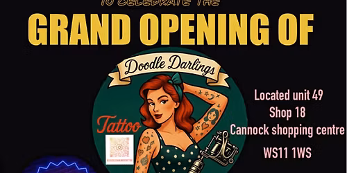 Grand opening \u00a315 tattoo sale