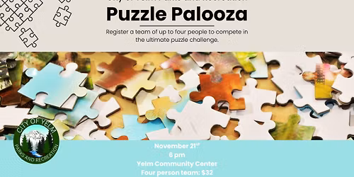 City of Yelm Parks and Recreation Puzzle Palooza