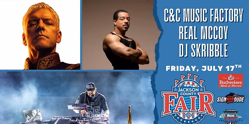 Real McCoy, DJ Skribble, and C&C Music Factory at the Jackson County Fair