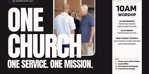 One Service: July at New Cov