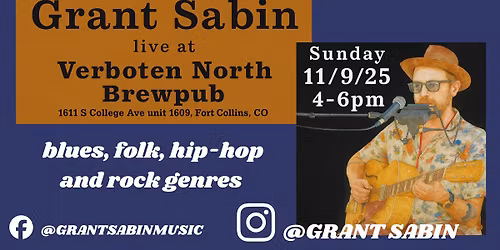 GRANT SABIN LIVE