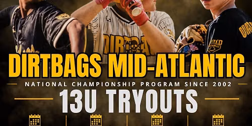 Fall 2026 Tryouts (13U)