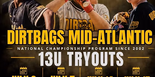 Fall 2026 Tryouts (13U)