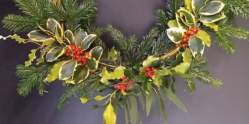 Festive wreath making workshop