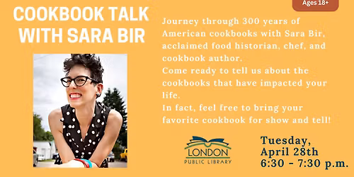 Cookbook Talk with Sara Bir
