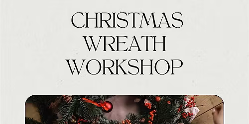 Christmas Wreath & Wine