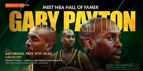 Meet NBA Hall of Famer Gary Payton \u2014 A Special Meet & Greet Experience