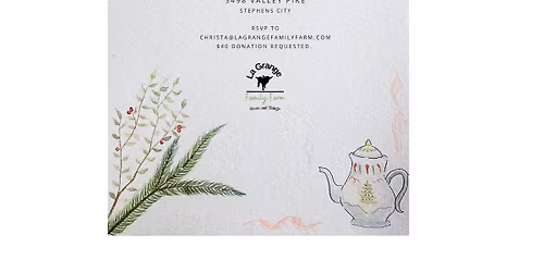 Historic Tea with Art