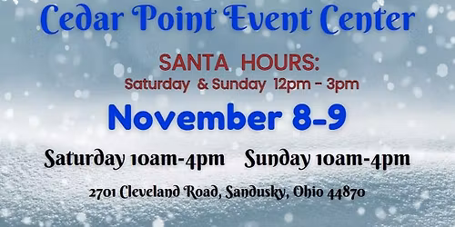 Christmas EXPO 2025 (SANTA is COMING) - JudysCraftShows@gmail \/419.366.4028