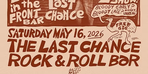 WATTY THOMPSON - 7AM SET - CELEBRATING 10 YEARS OF THE LAST CHANCE - FREE SHOW