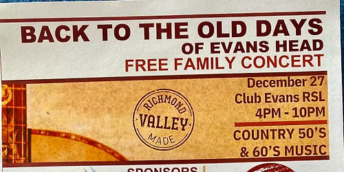 Back to the old days of Evan\u2019s Head