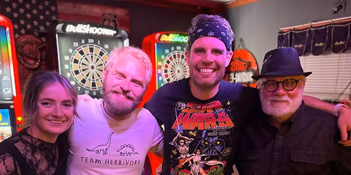 Santa and Son with Friends at the Town Pump!