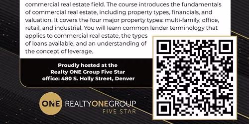 Introduction to Commercial Real Estate - For CO Real Estate Agents 