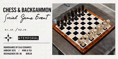 CHESS & BACKGAMMON EVENT-Chess Tournament