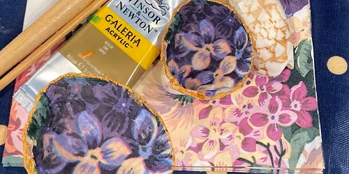 Decoupage Shells | Summer activity in Bath
