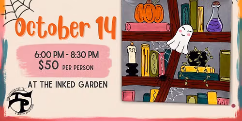 Spooky Bookshelf Workshop at The Inked Garden