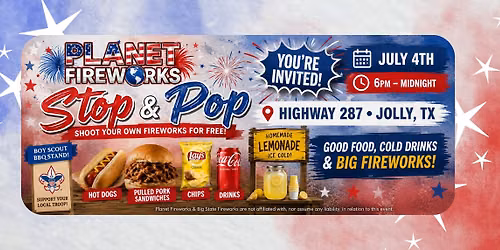 Planet Firework's Stop & Pop