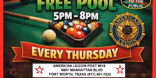 BURGER NIGHT and FREE POOL