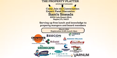 The Property Platter -Second Tuesday Luncheon