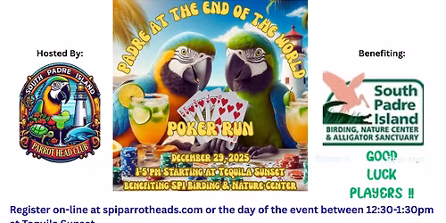 Padre at the End of the World- Poker Run