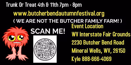 Trunk or Treat at WV Interstate Fairgrounds