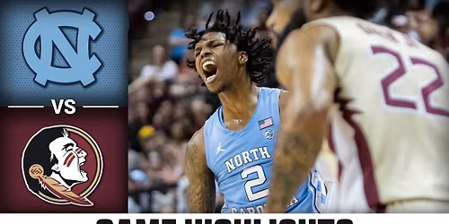 Florida State Seminoles at North Carolina Tar Heels Mens Basketball