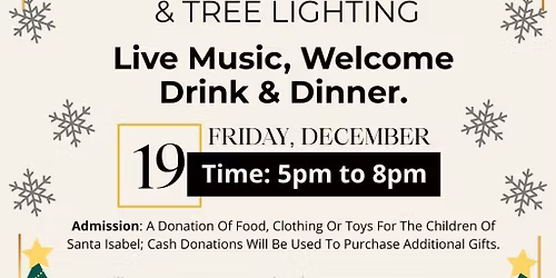 Holiday Charity Collection & Tree Lighting