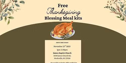 FREE Thanksgiving Meal Kit Drive Thru