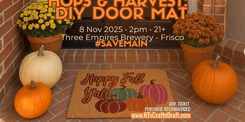 Hops and Harvest: DIY Door Mat