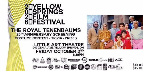 YSFF Presents: 25th Anniversary of THE ROYAL TENENBAUMS