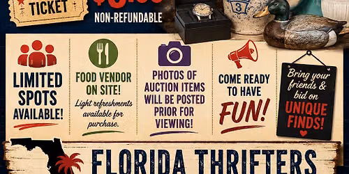 Florida Thrifters Live Auction