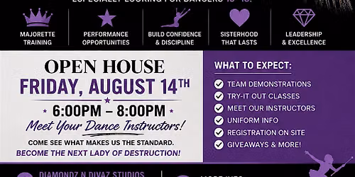 Dance Studio Open House and Open Enrollment