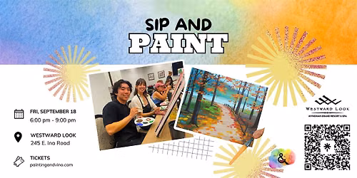 Autumn Path Paint and Sip at Westward Look