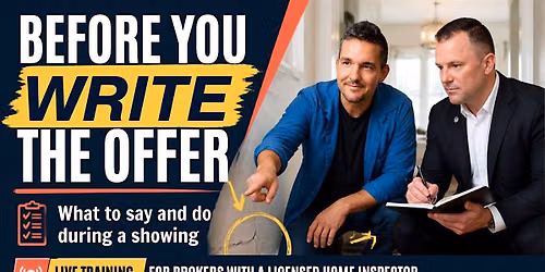 Before You Write the Offer.