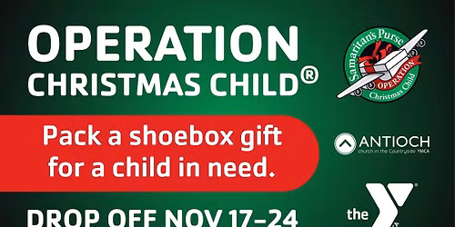 Operation Christmas Child Shoebox Dropoff