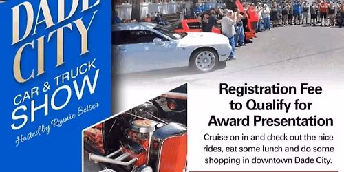 DADE CITY CAR & TRUCK SHOW! Hosted by Ronnie Setzer!