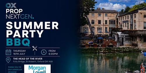 OxProp NextGen Summer Party BBQ