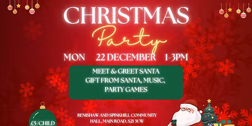 Christmas Party - Meet & Greet Santa