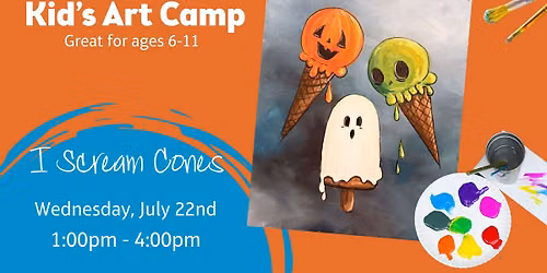 Kid's Art Camp - I Scream Cones