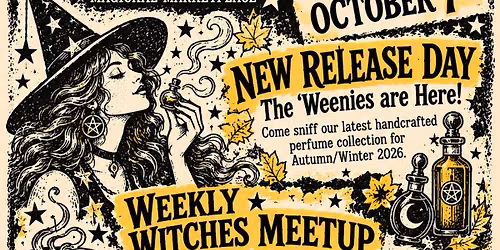 Weekly Witches Wednesday - NEW RELEASES & BLOCK PARTY!