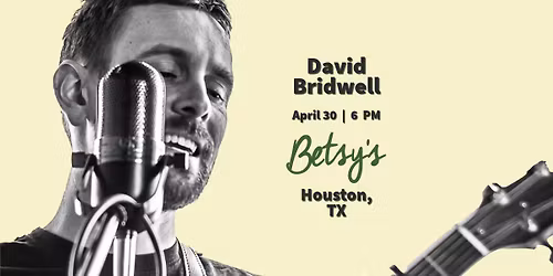 David Bridwell at Betsy's at Evelyn's Park
