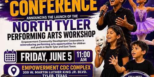 North Tyler Performing Arts Workshop Press Conference 