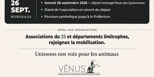 MOBILISATION POUR LES ANIMAUX : ET SI, ENFIN, NOUS NE FAISIONS PLUS QU'UN ?