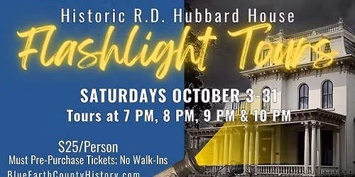 Hubbard House Flashlight Tours