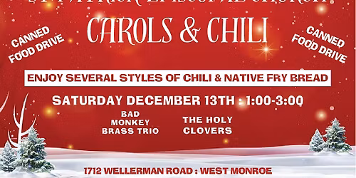 St. Patrick Christmas Carols and Chili Food Drive
