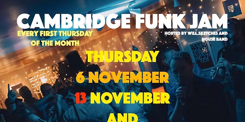 Cambridge FUNK JAM | 13th November 2025