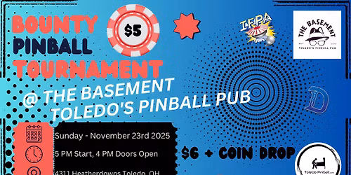Bounty Knock-out Pinball Tournament