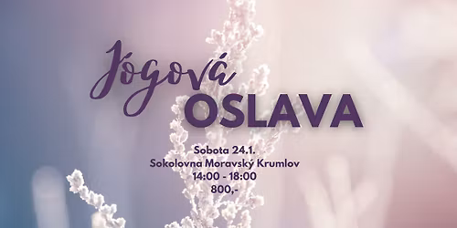 J\u00f3gov\u00e1 Oslava - minifestiv\u00e1lek pohybu a pohody - sobota 24.1.2026 14:00 - Sokolovna Mor. Krumlov