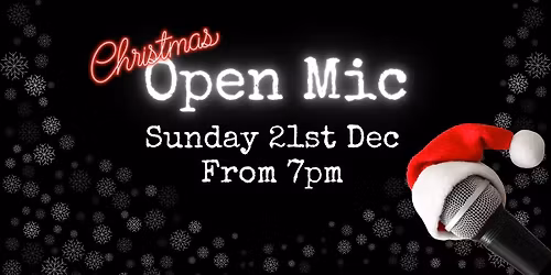 Christmas Open Mic