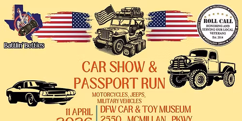 Roll Call Veterans Car Show and Passport Run